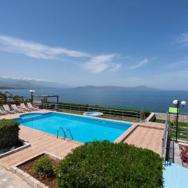 Beachfront Family Villa Katerina with Private pool, Playground, BBQ & Amazing Sea Views!