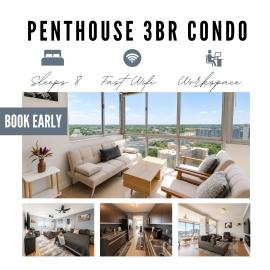 The ATL Sky Suite High-Floor 3BR Downtown Penthouse Stunning City Views, hotel u gradu Atlanta