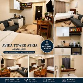 427 Tower 3 Avida Iloilo Pool View Comfy Cozy Central, hotelli kohteessa Iloilo City