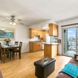 Harbor View Condo | Walk to Beach Sleeps 4 Guests