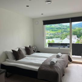Luxury Balcony River View apt - Heart of Voss