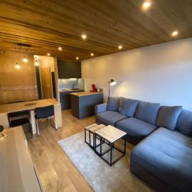 Beautiful foot of slopes with parking, hotel in La Clusaz