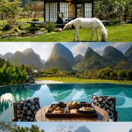 PastForward Deer Luxury Maison & Café at Yulong River - Where past meets present, with deers by Karst view - Infinity pool & Rooftop Terrace - Complimentary Pick-up for Stays of 3 Nights