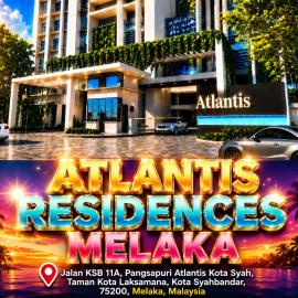 Atlantis Residences by UVM Stay -4 Pax、マラッカのホテル