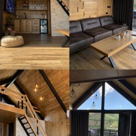 The wooden house