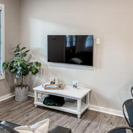 Dog friendly abode with a washer dryer central AC and patio perfect central location