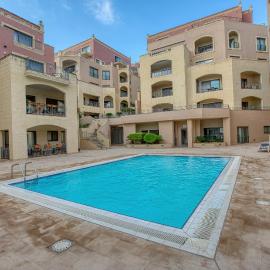 Mellieħa Sea View 2 BR Apt with Games Room & Pool