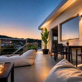 ''Aetheria''- rooftop resort with sea view