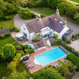 Plas Newydd with Swimming Pool, Fire Pit, and Log Fires