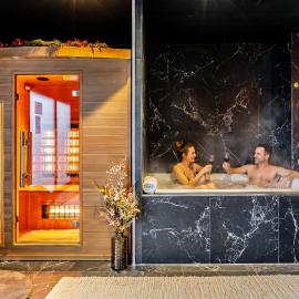Refuge des Amoureux-Jacuzzi Sauna-Climatisation