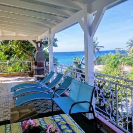 Appartement confortable avec vue sur mer à Deshaies, 48 m²