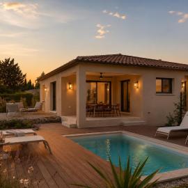 Le Clos d'Aubune - villa with swimming pool