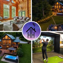 Heated Spa Pool and Golf Sim plus Hot Tub and Game Room in Hocking Hills, Hotel in Logan