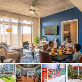 Walkable PHX Stay from ASU w Balcony Parking WD