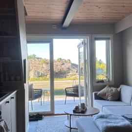 Micro-cabin in Røyksundskanalen, hotell på Bømlo