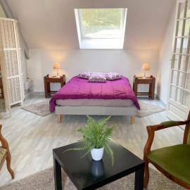 Maison conviviale à Saint-Nicolas-du-Bosc avec terrasse