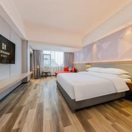 Lingcun에 위치한 호텔 Baiman Hotel Wenchang Middle School High-Speed Rail Station Branch