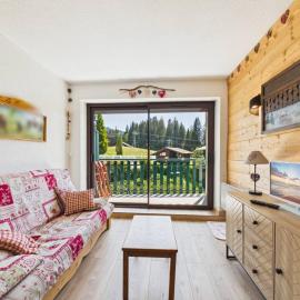 Appartement cosy aux pieds des pistes avec piscine et tennis, proche du centre des Gets - FR-1-623-193