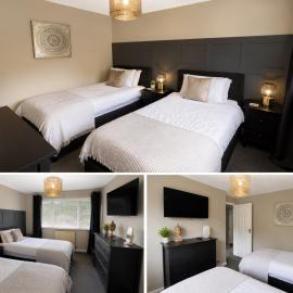 3BR, Sleeps 5, Free Parking, Fast WiFi, Near M62 & Leeds