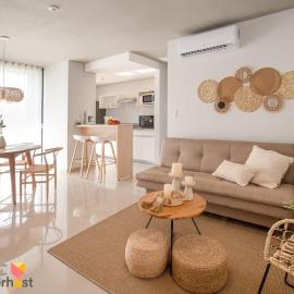 Modern and Cozy Two BR Apt with Pool and Free Parking, hotel u gradu Fernando de la Mora