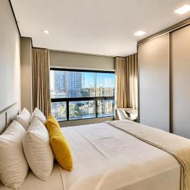 Flat Elegante, Confortável e Com Uma Bela Vista
