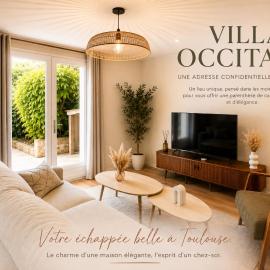 Villa Occitane - Elegant 6 Bedroom House with Garden