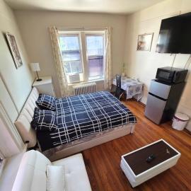 Paterson में, होटल Habitación Práctica con TV 60 ,Nevera y Horno en Zona Comercial muy activa