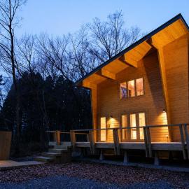 Nasu में, होटल Logcabin Miyagawa in Nasu -那須 宮川邸-