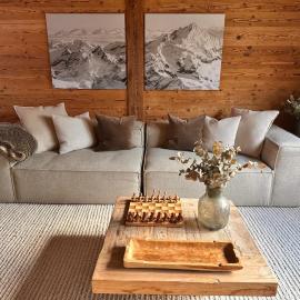Luxueux appartement avec une vue panoramique sur les Alpes