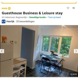 Guesthouse Business & Leisure stay