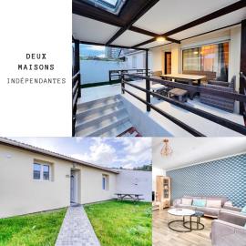 2 independent houses near Paris and Parking