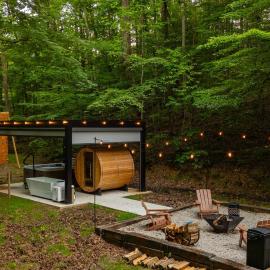 S'more Memories-Cold Plunge, Sauna, Hot Tub Wellness Retreat, hotel sa Campton
