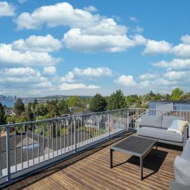 Rooftop Patio with Waterview, Private Garden & Grill 3BR 3BA- Modern Cityscape, hotel a Seattle
