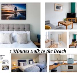 Stylish 2 Bed Flat in Burnham-on-sea near Beach&M5