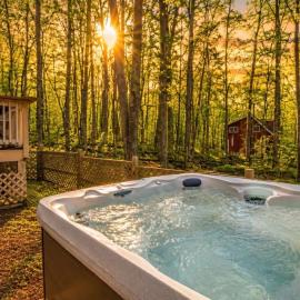 Locust Lake Livin Hot Tubfire Pitskiingpets: Pocono Lake şehrinde bir otel