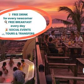 The One Hostel & Rooftop Bar Catba, ξενοδοχείο σε Cat Ba