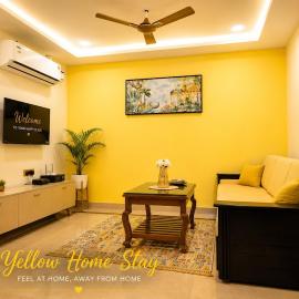 Yellow home stay-10min walk to kanyakumari beach, hotel in Kovakulam
