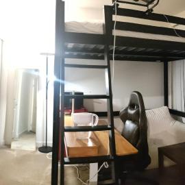 Loft Bed, Private Bath, Free Washer and Dryer, Free WiFi