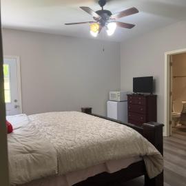 King bedroom with private entrance, hotel in Stone Mountain