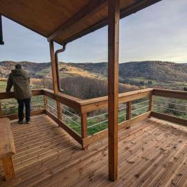 Wooden chalet with splendid view