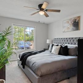 Modern King Suite with Private Patio, Near Hospitals & State Fairgrounds