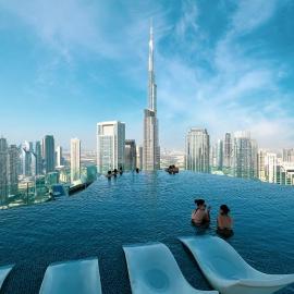 Downtown Dubai's Highest Infinity Pool, Paramount Hotel Midtown