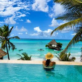 Villa Duara Zanzibar Rooftop Infinity Pool The Rock View, hotel Michamviban