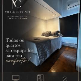 Village Conti Ideal para casal com Ar C01