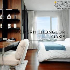 NEW 5min Thonglo BTS, Pool, Fitness room, Family Friendly near Emsphere, Emquartier, khách sạn ở Bangkok