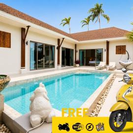 2BR Villa Family-Friendly Pool Home at Rawai