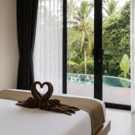 Kailash Romantic 1BR Ricefield Villa Ubud with Private Pool