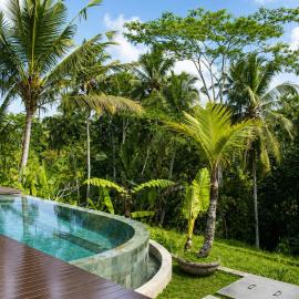 Kailash Romantic 1BR Ricefield Villa Ubud with Private Pool