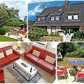 4-Zimmer-Ferienwohnung DEICHWIESE -Terrasse-Garten - 2 bis 5 Personen - 3 Schlafzimmer -Sylt-Westerland, ξενοδοχείο στο Βέστερλαντ
