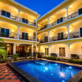 Morjim Sunset Guesthouse- Apartments with Kitchen & AC Rooms, hotel in Morjim